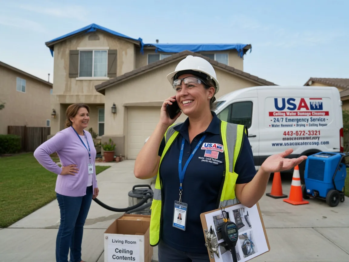 Ceiling Water Damage Restoration Fenwick Island, DE FAQs